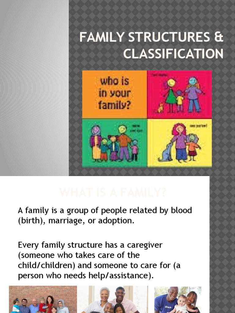 family structures ppt | Single Parent | Family