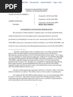 Download United States District Court - Gonzalez Gov Sentence Memo 2010 by Franck Dernoncourt SN34570755 doc pdf