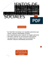 Habilidades sociales: elementos conductuales, cognitivos y fisiológicos