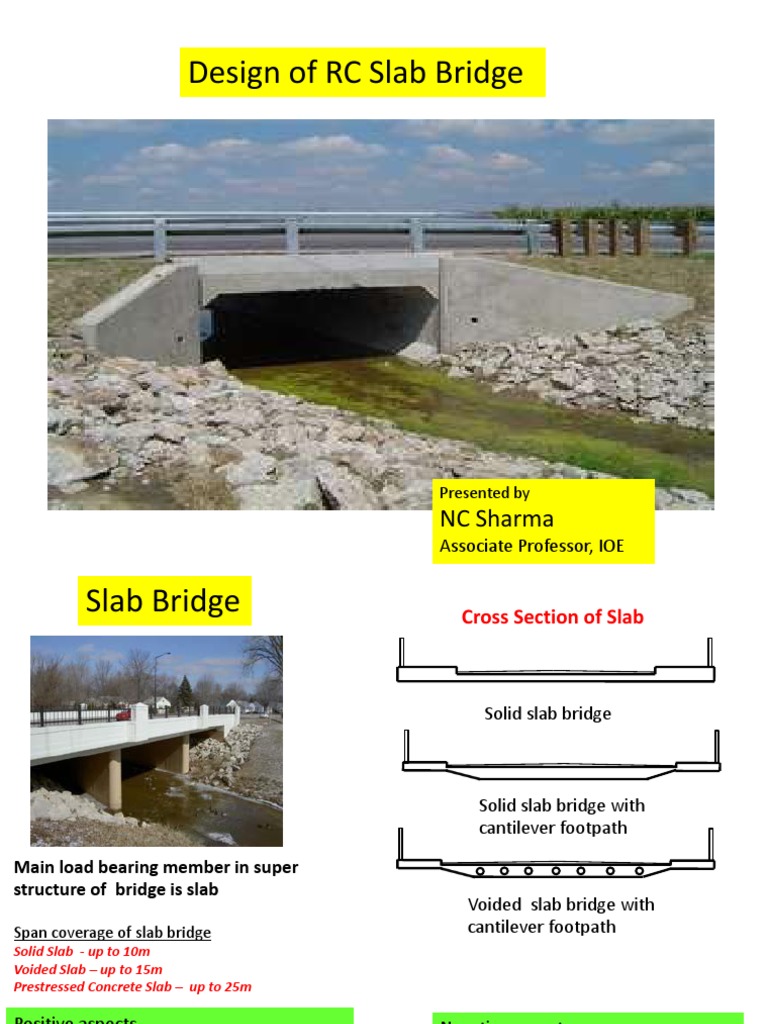 Design of Slab Bridge Bending Bridge