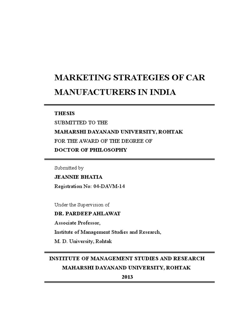 Thesis title example image