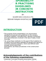 Guidelines for Concrete Construction