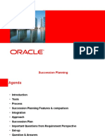 Oracle Succession Planning