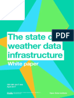The state of weather data infrastructure – white paper