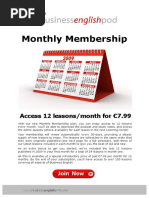 Monthly Member Promo