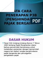 Tata Cara Penerapan p3b (Penghindaran Pajak Berganda)