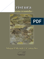 Tristura. Poesía reunida. Miguel Méndez Camacho. Ediciones Exilio. 