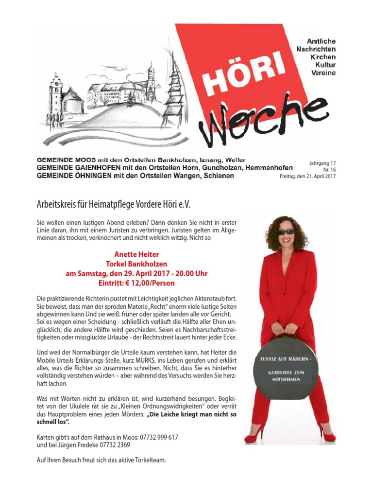 Hori Woche Kw16