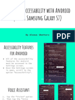 Shutters Module 7 - Accessability With Android Using Samsung Galaxy s7 1