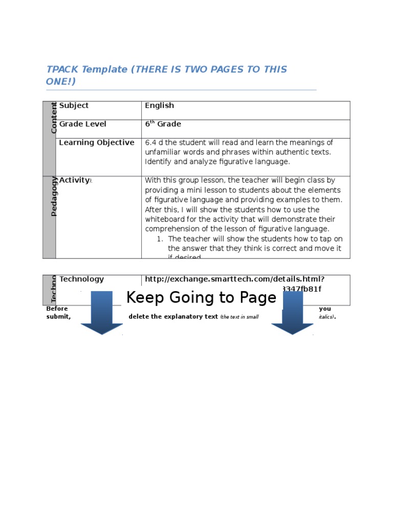 6th Grade Figurative Language Lesson Plan | PDF