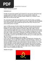 PROJECTO DE  TRABALHO sofia