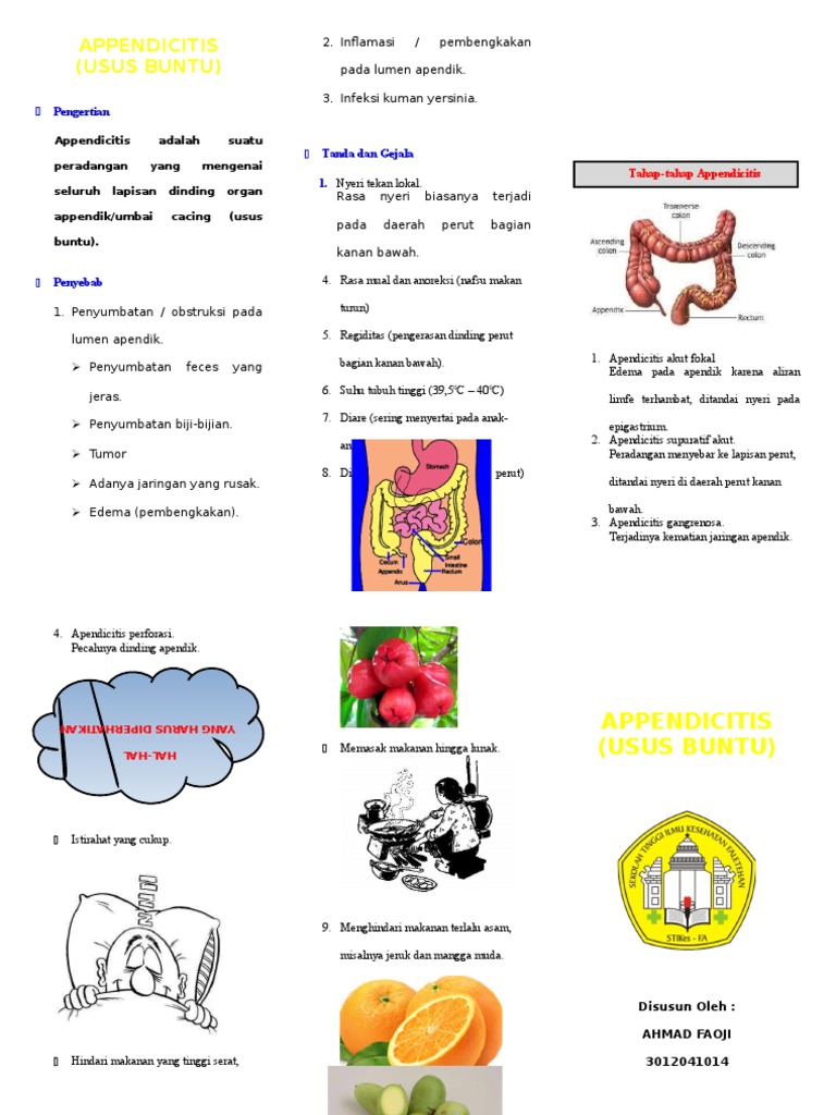 Panduan Apendicitis Akut dan Gejalanya | PDF