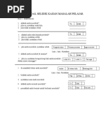 Contoh Soal Selidik Thesis