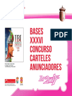 Bases Concurso Carteles Anunciadores 2017