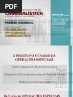 O Perito no cenário de Operações Especiais - João Bosco