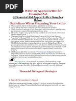 Letter Of Appeal Example Pdf Poverty Poverty Homelessness