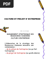 03 Culture Et Projet d'Entreprise
