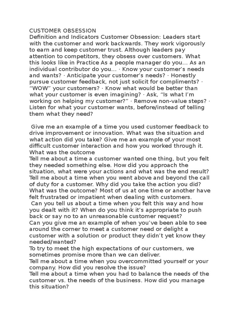 Amazon Principles Pdf Innovation Goal