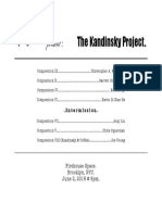 Present The Kandinsky Project: .Intermission