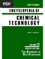 Encyclopedia of Chemical Technology (Vol 12) | PDF