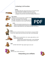 Archaeology Lab Procedures: Interpreting Your Artifacts