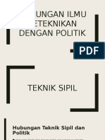 Hubungan Ilmu Keteknikan Dengan Politik