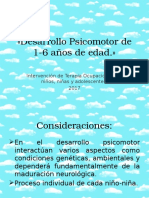 Desarrollo Psicomotor de 1-6 A Os de Edad