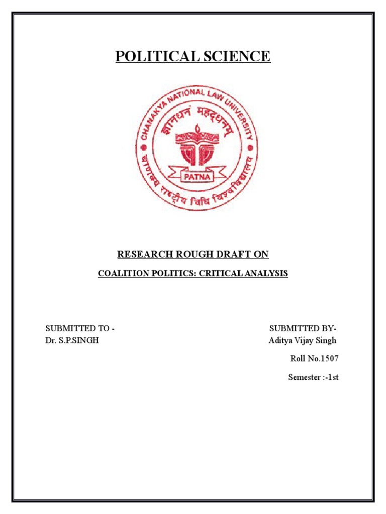 Political Science: Research Rough Draft On | PDF | Social Science