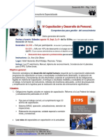 IV Capacitación y Desarrollo de Personal - DDRH 