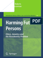 Harming Future Persons Ethics, Genetics and The Nonidentity Problem Roberts and Wasserman PDF