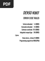 Error Code Tables