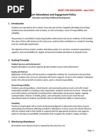 Download Student Attendance and Engagement Policy Draft for Discussion by Anonymous xyeDwJbGe6 SN345789509 doc pdf
