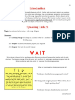 Integrated Speaking Section Question Question 6