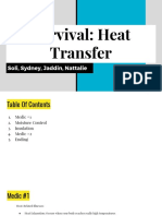 survival- heat transfer powerpoint