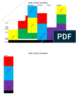 Ruth's Study Schedule