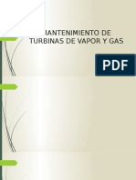 Mantenimiento de turbinas de vapor y gas: modos de falla, tareas y normas