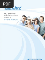 Download WL-5460AP 54Mbps Multi-Function Wireless AP Users Manual by   SN34580230 doc pdf