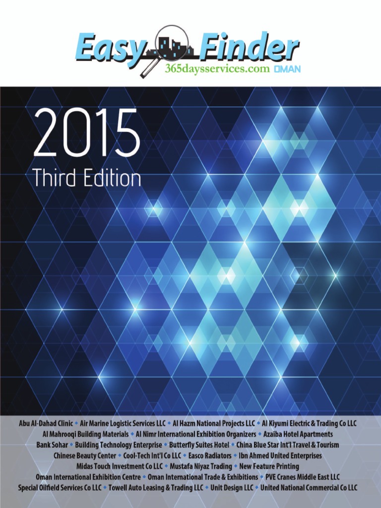 Easy Finder Oman 2015 Edition | PDF