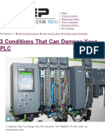 3 Conditions That Can Damage Your PLC _ EEP