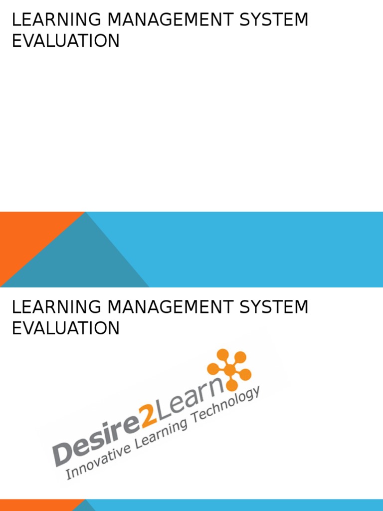 Learning Management System Evaluation | PDF | Social Networking Service ...