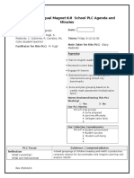 plc agenda and minutes