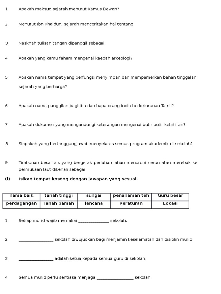 1apakah Maksud Sejarah Menurut Kamus Dewan  PDF