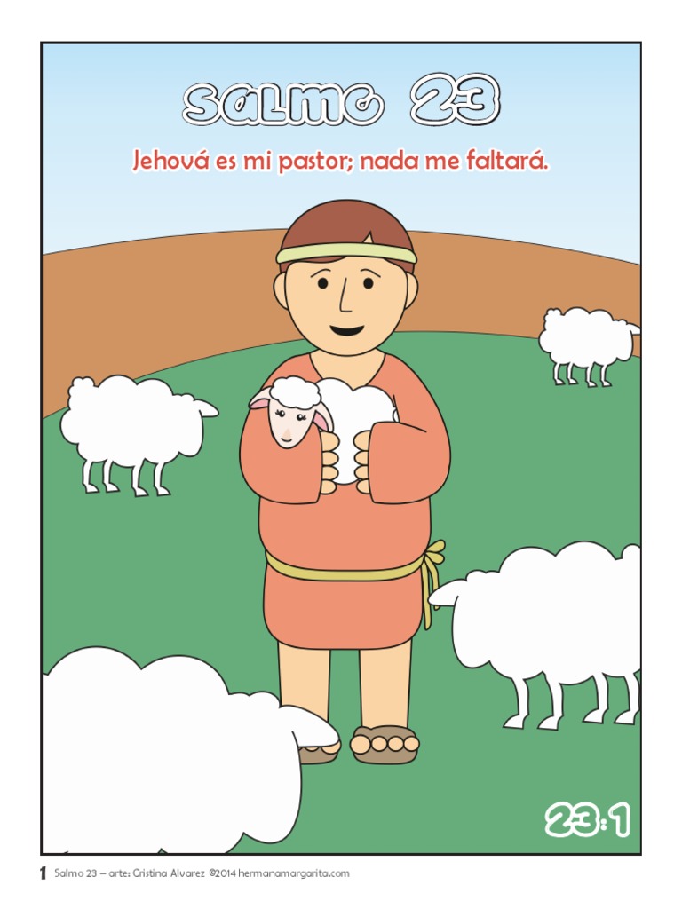Dibujo del Salmo 23 para Niños | PDF