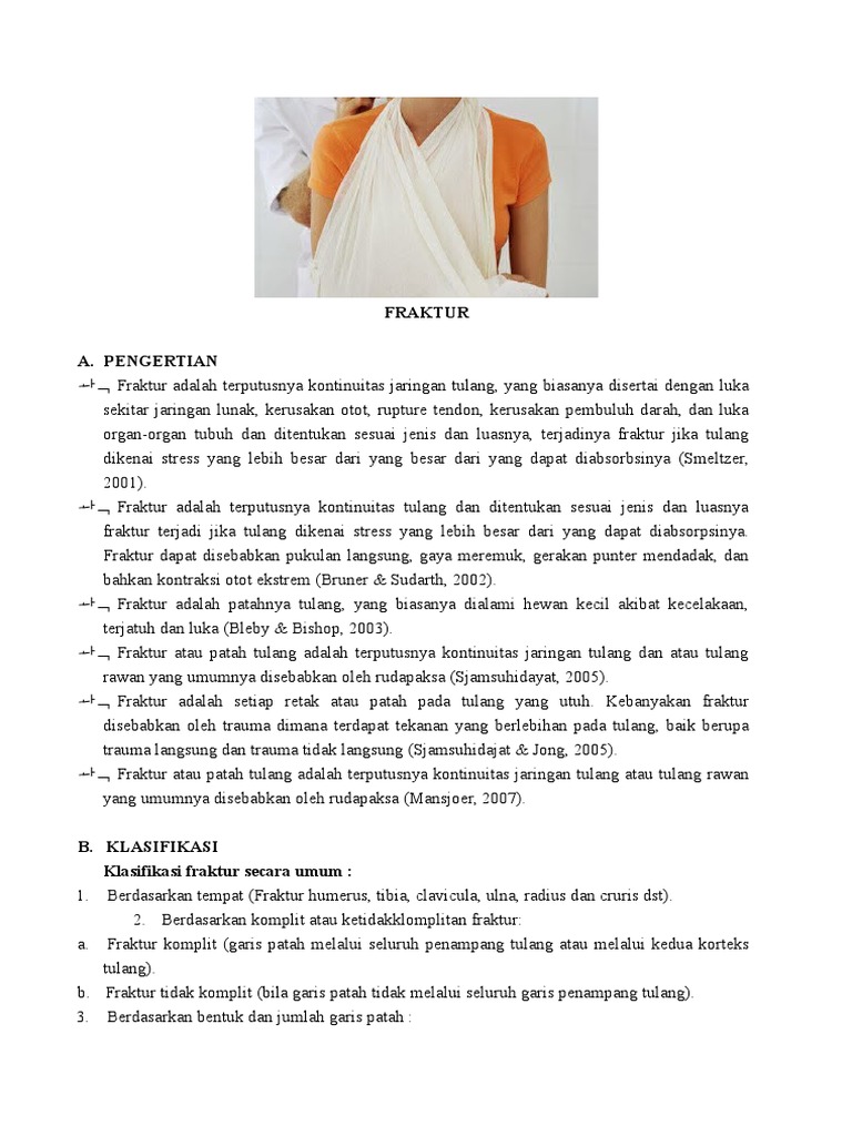 Fraktur A. Pengertian