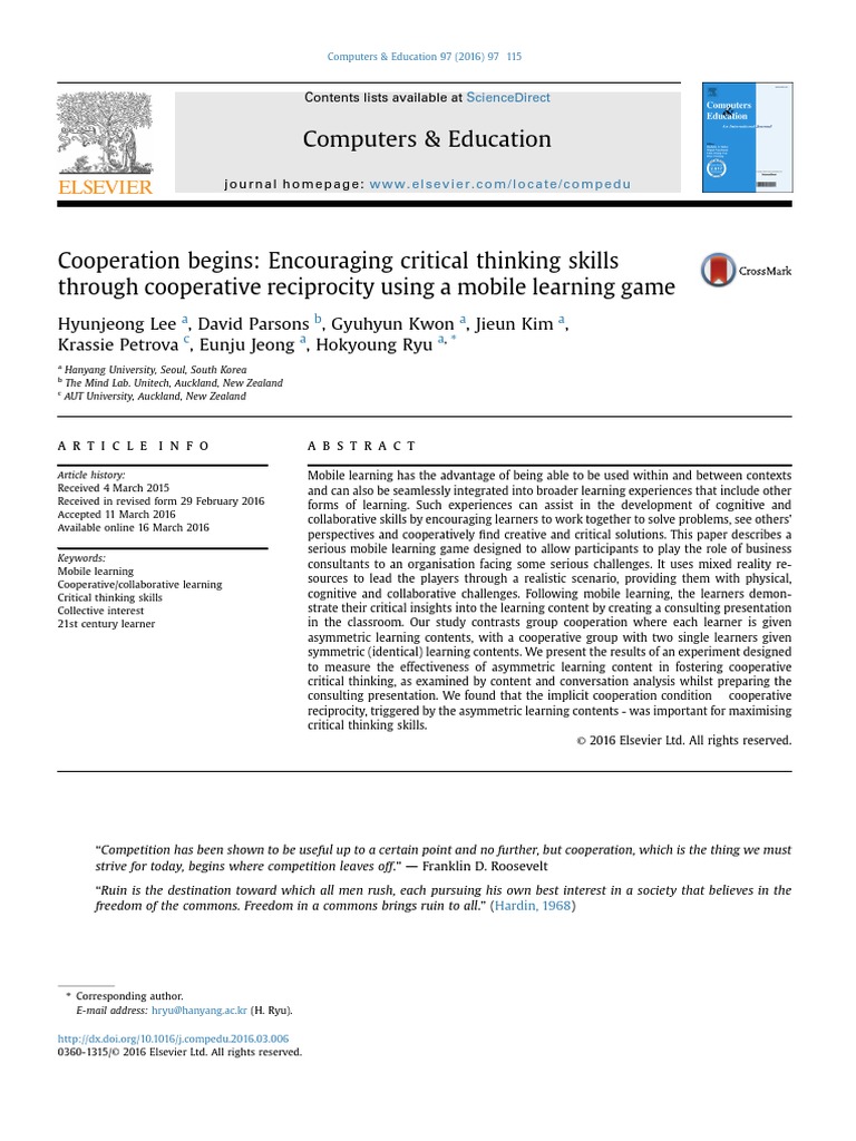 Critical thinking activities for science image