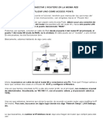 Como Conectar 2 Routers en La Misma Red