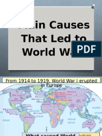 Causes of World War I