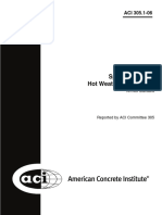 ACI 305.1-06 Specification For Hot Weather Concreting PDF