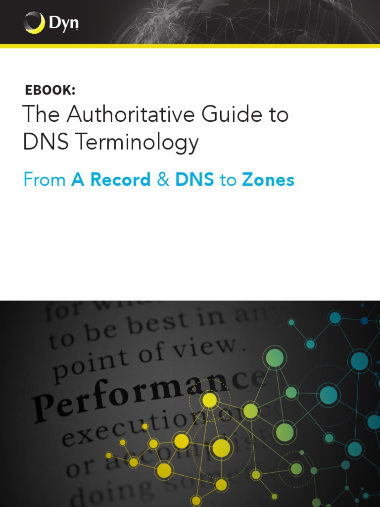 DNS Terminology PDF Domain Name Ip Address