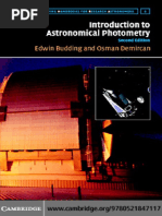 Budding - Introduction To Astronomical Photometry | PDF